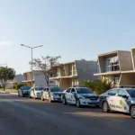 Viaturas da PMDF em bairro da Asa Norte em Brasília