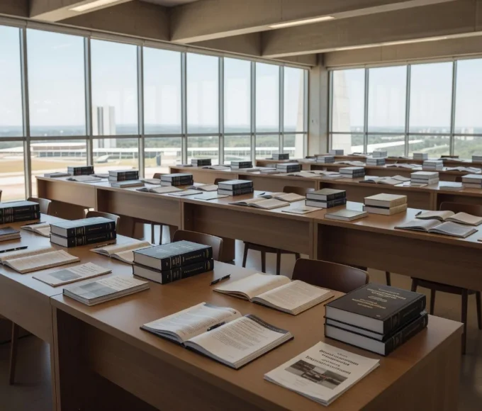 Sala de treinamento no TJDFT sobre Justiça Restaurativa