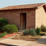 Casa no Distrito Federal onde criança foi resgatada sozinha