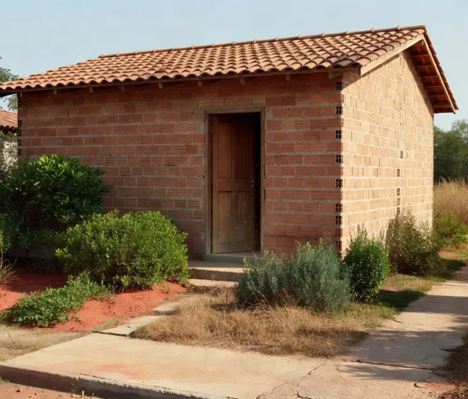 Casa no Distrito Federal onde criança foi resgatada sozinha