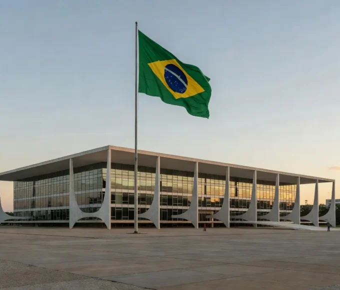 Palácio do Buriti em Brasília representando candidatura ao governo do DF