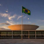 Fachada do Senado Federal em Brasília representando eleições e candidaturas políticas