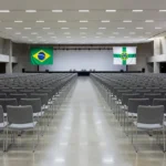 Salão de convenção do PSDB em Brasília para candidatura ao GDF