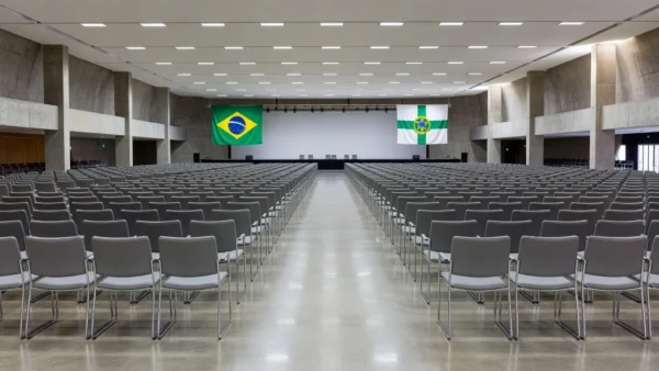 Salão de convenção do PSDB em Brasília para candidatura ao GDF