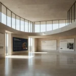 Interior do Memorial do TJDFT em Brasília, local visitado por alunos da Faculdade Sinergia
