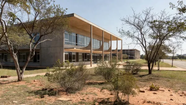 Edifício da VEP-DF em Brasília durante fiscalização de reeducandos em saída temporária