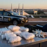 Apreensão de 19 kg de metanfetamina pela polícia em Brasília