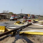 Simulado de vazamento de oleoduto e evacuação pela Transpetro em Ceilândia
