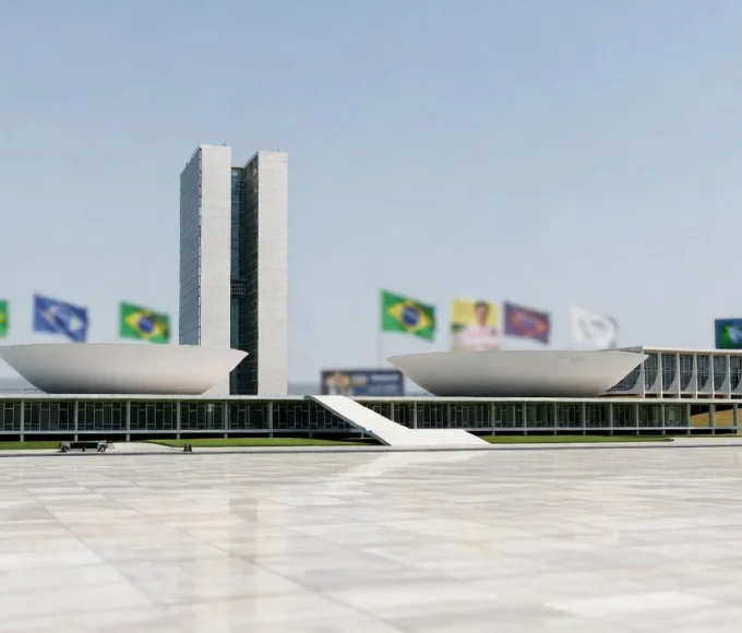 Anúncio de candidatura vice no governo do Distrito Federal em Brasília