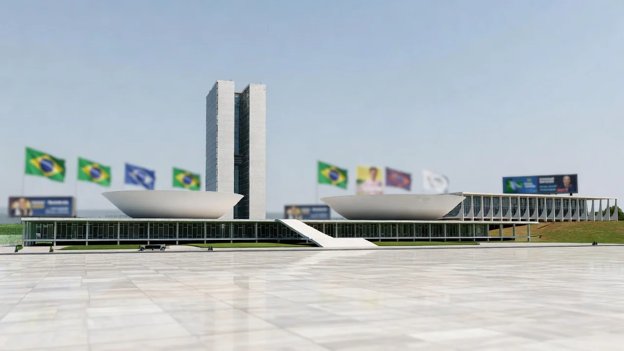 Anúncio de candidatura vice no governo do Distrito Federal em Brasília