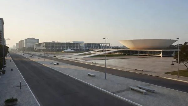 Ruas de Brasília representando protocolo contra violência com pessoas em situação de rua