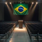 Em chapas teoricamente opostas por questões partidárias, Michelle, Kicis, Fraga (todos do PL) e Arruda (PSD) confraternizam em cima do mesmo palco em Vicente Pires. Foto: Olavo David