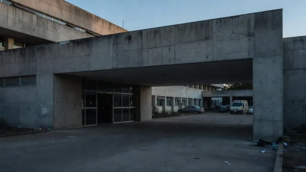 Hospital em Brasília simbolizando negligência do Detran-DF e agressões a profissionais de saúde