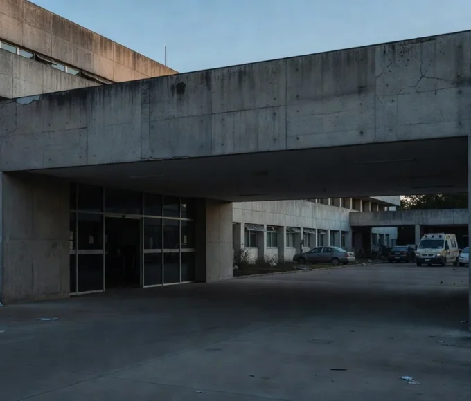 Hospital em Brasília simbolizando negligência do Detran-DF e agressões a profissionais de saúde