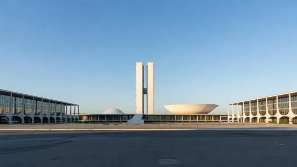 Congresso Nacional em Brasília com restrições temporárias a voos de drones no 7 de Setembro