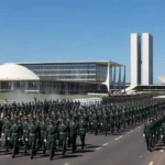 No desfile do ano passado, soberania também foi um dos temas explorados pelo governo Ricardo Stuckert / PR - 07.09.2025