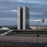 Congresso Nacional em Brasília representando verba extra para propaganda do Detran-DF na crise fiscal