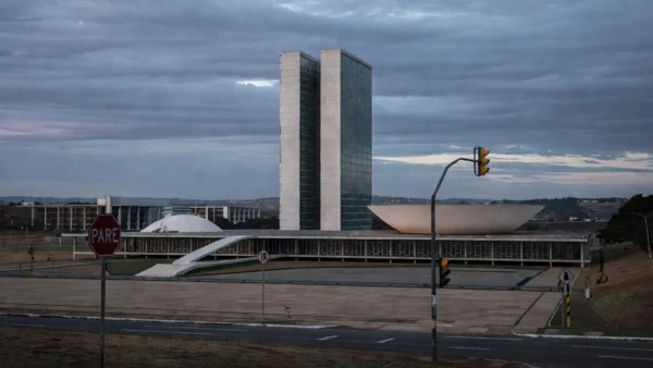 Congresso Nacional em Brasília representando verba extra para propaganda do Detran-DF na crise fiscal
