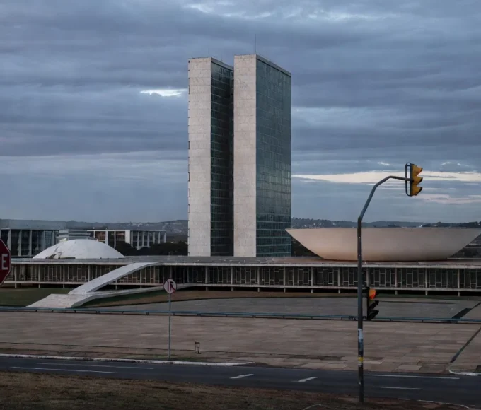 Congresso Nacional em Brasília representando verba extra para propaganda do Detran-DF na crise fiscal