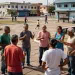 Conselhos comunitários em praça do Distrito Federal