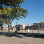 Protesto na Alameda dos Estados em Brasília com faixas e cartazes