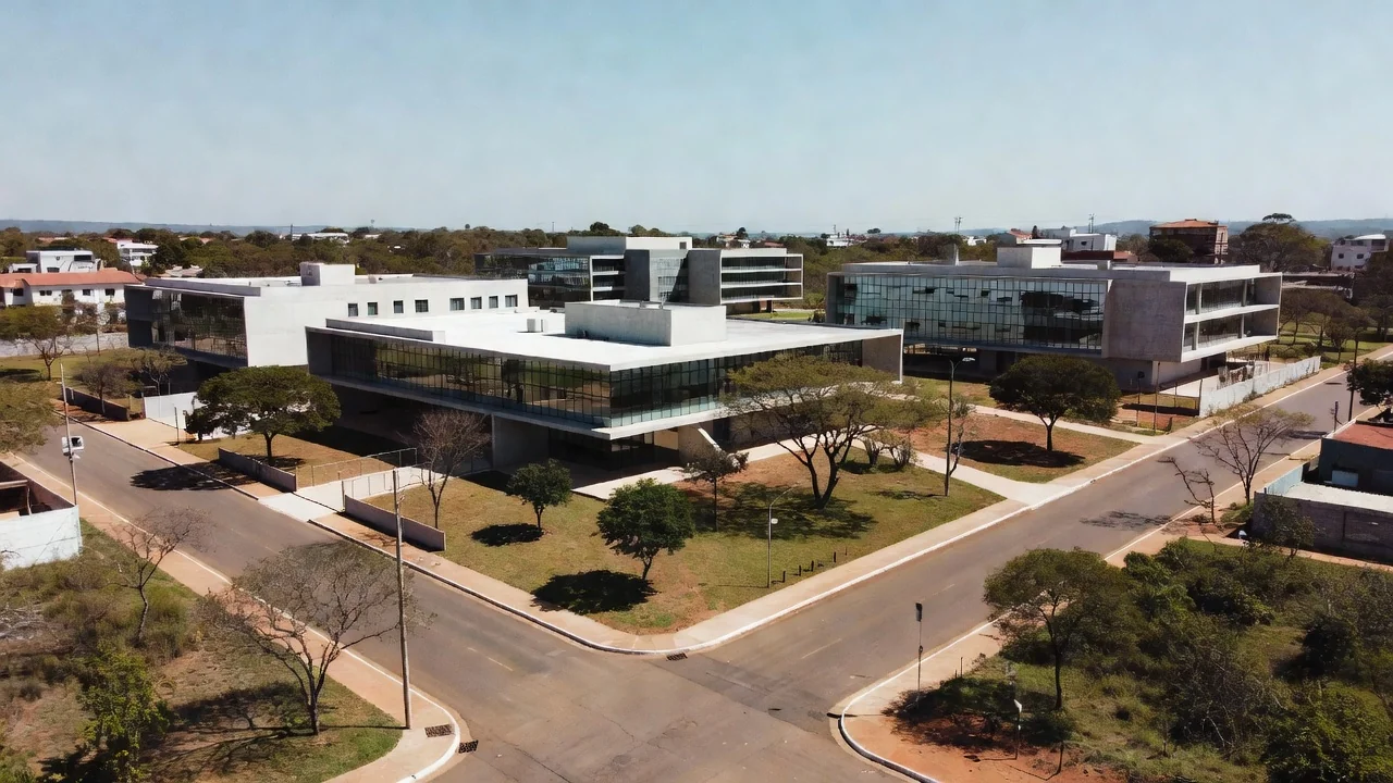 Campus universitário em expansão da UnB em Ceilândia