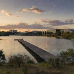 Vista do Pontão do Lago Sul em Brasília com renovação suspensa pelo MPDFT