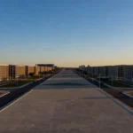 Vista panorâmica de Brasília com planejamento urbano moderno
