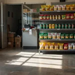 Loja de varejo brasileira em dia de votação com foco em direitos trabalhistas