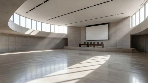 Auditório em Brasília para painel sobre intuição, ciência e espiritualidade