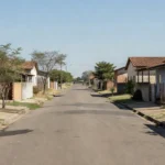 Rua em Recanto das Emas, local do caso do bebê carbonizado