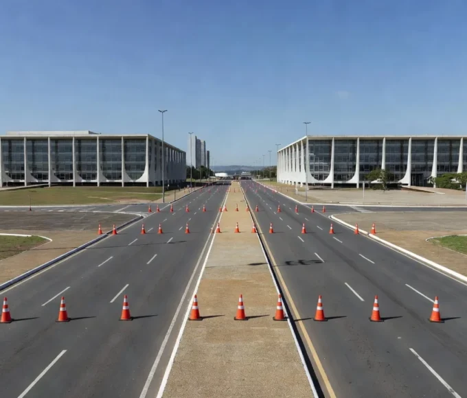 Esplanada dos Ministérios interditada no dia de eleição em Brasília