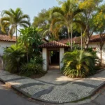 Entrada de terreiro em processo de regularização no Jardim Botânico, Rio de Janeiro
