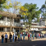 Seção eleitoral em Guará, Brasília, durante dia de votação