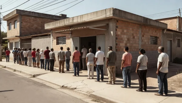 Seção eleitoral em Ceilândia durante o segundo turno das eleições