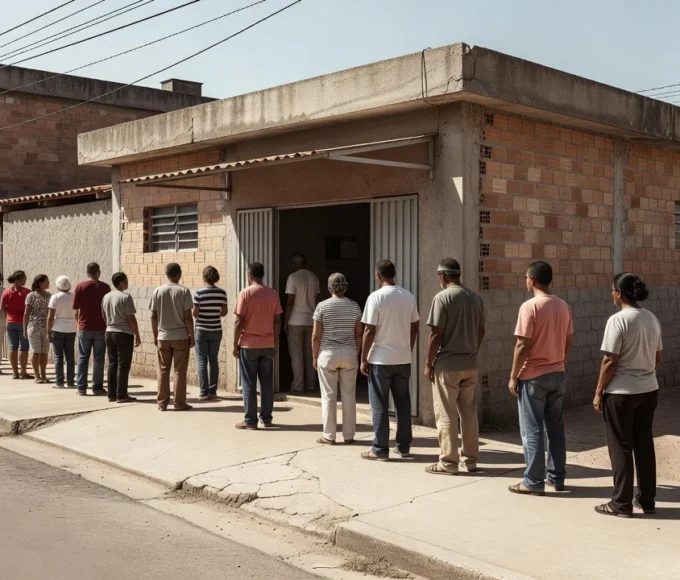Seção eleitoral em Ceilândia durante o segundo turno das eleições